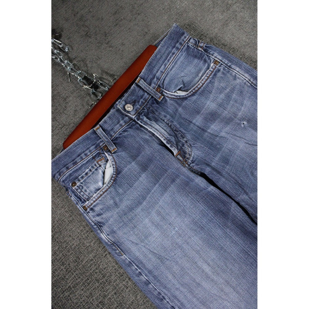 7 For All Mankind Austyn Relaxed Straight Leg Jeans Mens 31 Medium Wash Blue